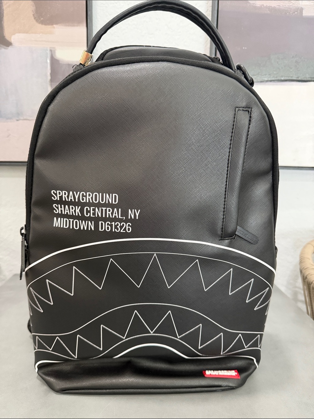 Sprayground Black Shark Central Graphic Backpack